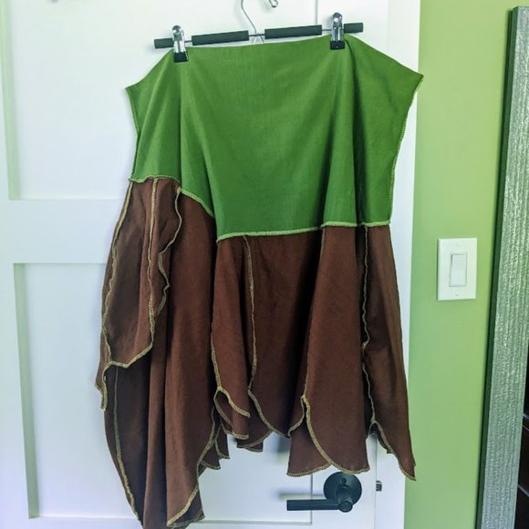 Secret Lentil OOAK Skirt 2x - Picture 2 of 8
